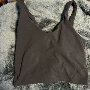 lulu lemon black align tank